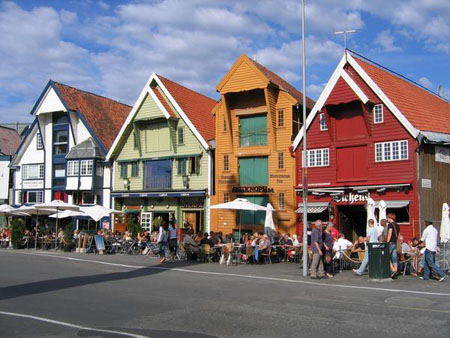 Maisons color�es du quai