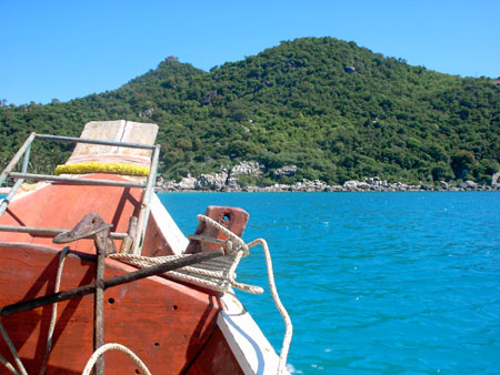 Koh Tao vue de la mer