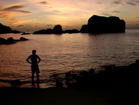 Lever de soleil sur Tanote Bay