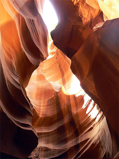 Ombres et lumi�res � Antilop Canyon