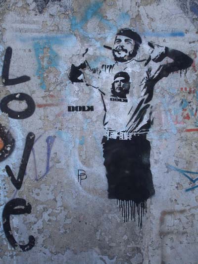 Le Che sur le mur de Berlin