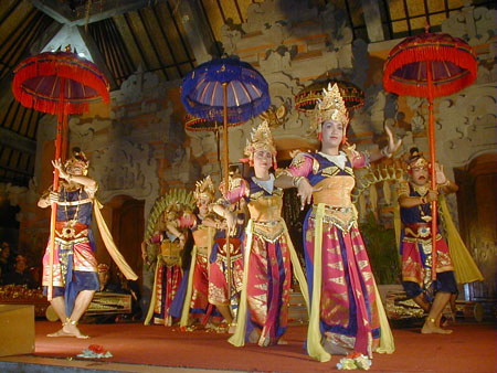 Danseuses balinaises � Ubud