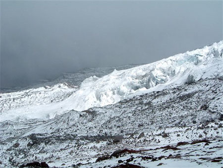 Le glacier du Cotopaxi
