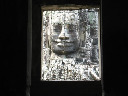 Visage du bouddha
