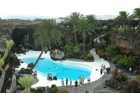 Crat�re am�nag� � Lanzarote