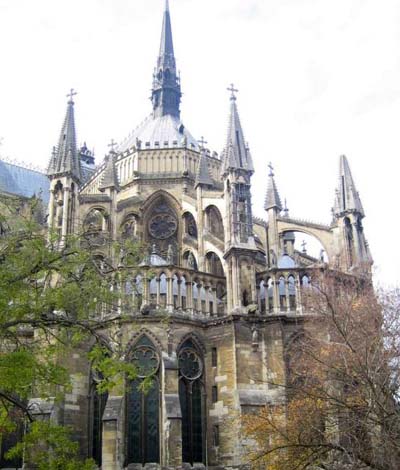 Arri�re de la cath�drale
