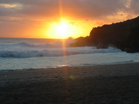 Coucher de soleil � Grand-Anse