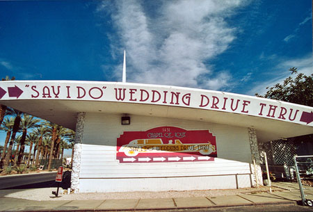 Mariage en Drive in