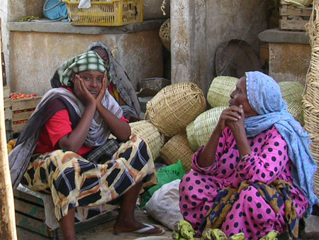 Femmes Harrari au march�