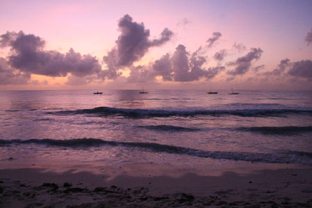 Coucher de soleil - Mombasa