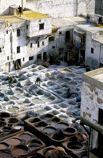 Le Souk des teinturiers