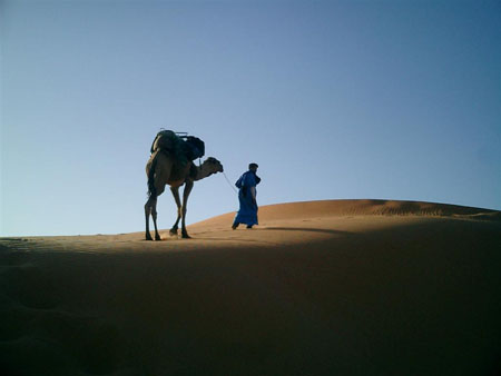 Les dunes de l'erg chebbi