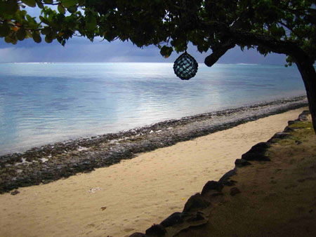 Plage � Moorea