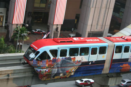 Le mono rail � Times square