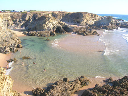 Belle plage cach�e � Porto Covo