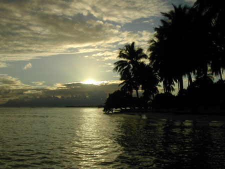 Coucher de soleil en Guadeloupe