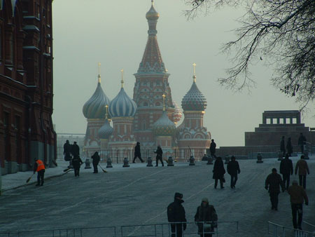 St Basil en hiver