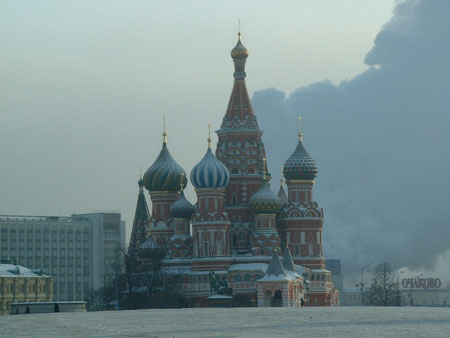 St Basil en hiver