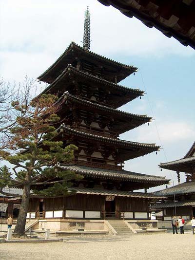 La pagode du temple Horiu-ji