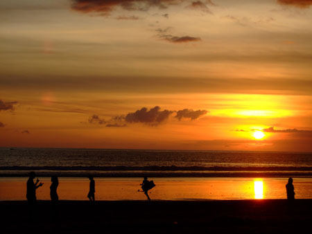 Coucher de soleil � Bali