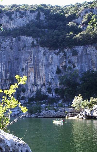 Dernier virage des Gorges de l'Ard�che