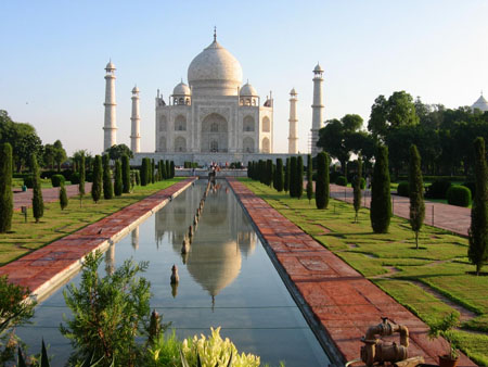 Le Taj au petit matin