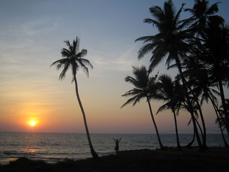 Coucher de soleil � Goa