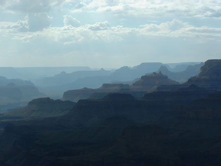 Orage sur le grand Canyon