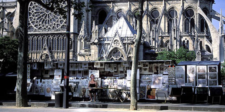 Bouquiniste � Notre-Dame