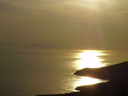 Coucher de soleil sur Amorgos