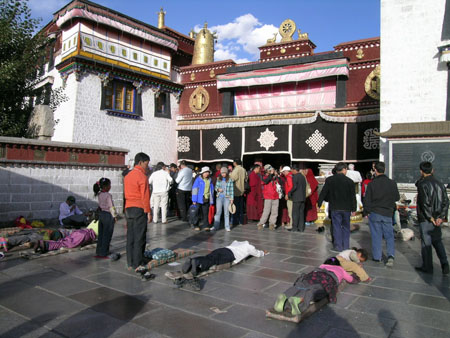 Monast�re Jokhang � Lhassa