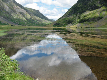Reflets sur le Loch Glencoe
