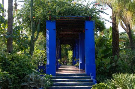 Dans le jardin Majorelle