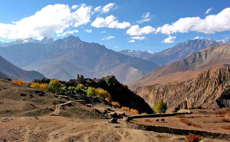 Haut N�pal, � la limite du Tibet
