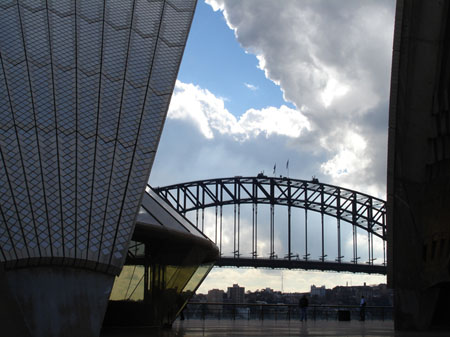 Sydney harbour bridge depuis l'Op�ra