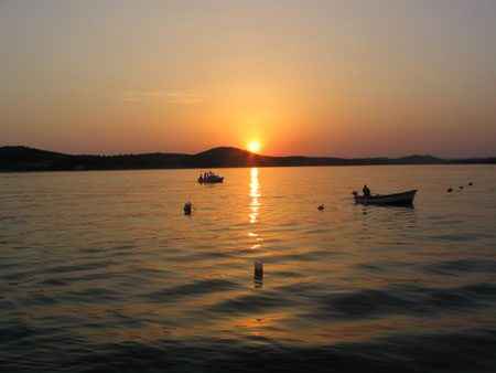 Coucher de soleil � Sibenik
