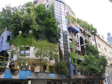 Hundertwasser et sa terrasse