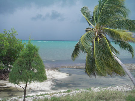 Caye Caulker sous la pluie