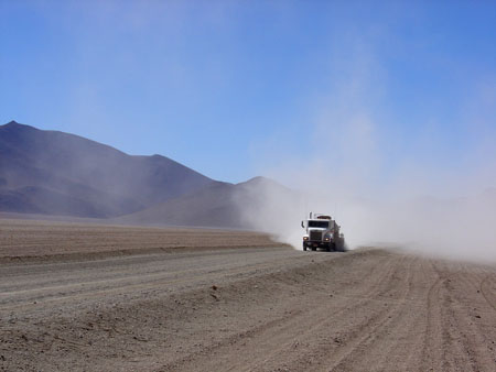 Autoroute dans le d�sert