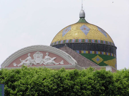 Coupole de l'Op�ra de Manaus