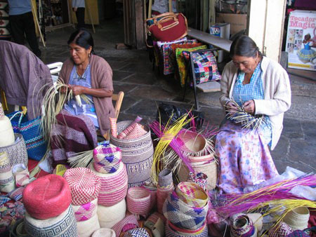 Femmes au march� d'Oaxaca