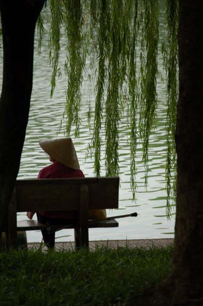 La dame au chapeau