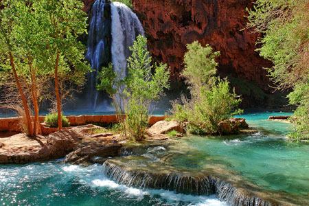 Havasu Falls t�t le matin