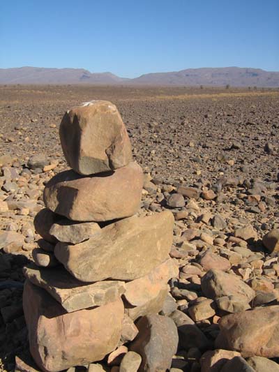Totem de voyageurs