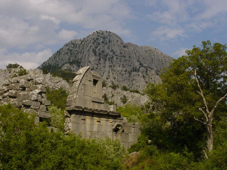 Ruines dans la v�g�tation 