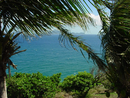Vue sur les ilets Pigeon