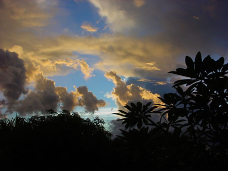 Nuages sur les Cara�bes