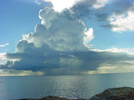 Cumulonimbus sur les cara�bes