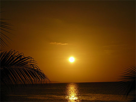 Coucher de soleil jama�cain