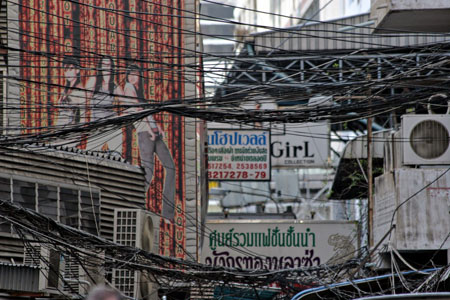 Les c�bles de Bangkok